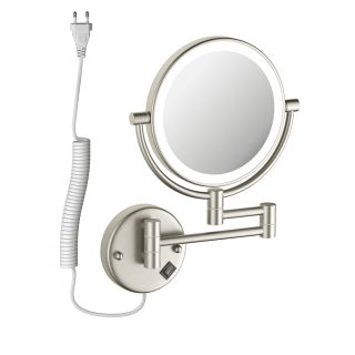 Зеркало косметическое с подсветкой Timo Saona 13376/13 никель матовый